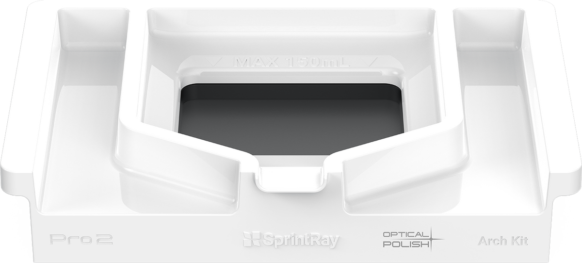 SprintRay Pro 2 Arch Kit Resin Tank with Optical Polish