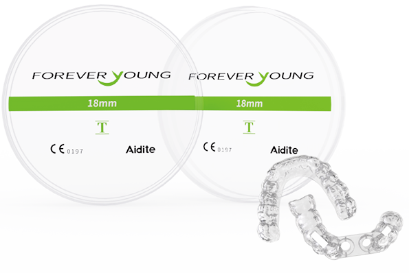 Aidite® PMMA Transparent Disc, Monochromatic | Clear