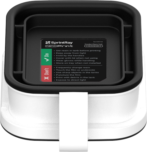 SprintRay NanoPrint Standard Resin Tank