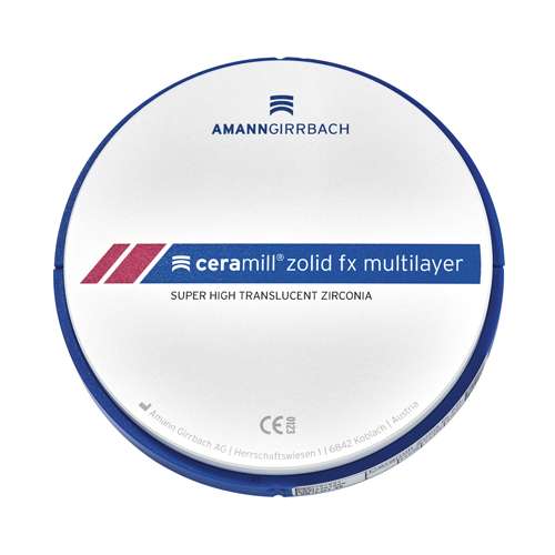 Amann Girrbach Ceramill Zolid FX Multilayer Zirconia
