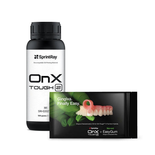 SprintRay OnX Tough 2 Plus Easy Gum Kit